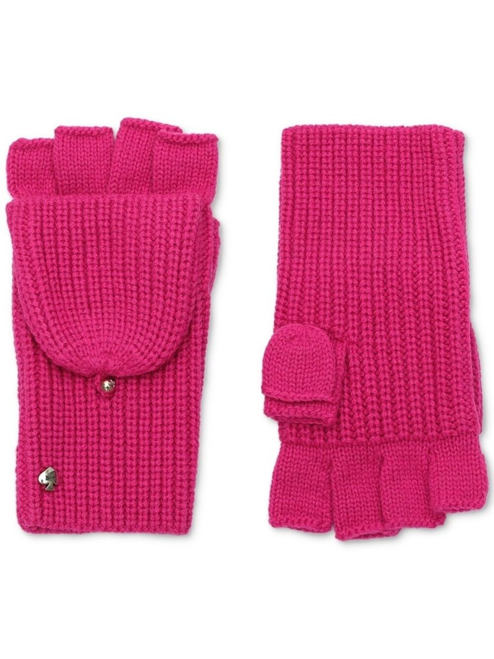 Kate Spade New York Women's Spade Logo Pop-Top Gloves - Marker Pink
